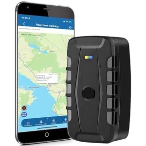 TKMARS Auto GPS Tracker, 20000mAh Oplaadbaar met Magneet, 4G GPS-zender met Live Tracking Locatie, Meerdere Alarmstanden, Gratis App zonder Abonnement