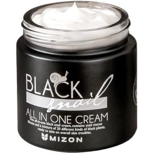 [Mizon] Alles in een Crème met extract van zwarte slakkenslijm (75ml) Premium Cream; Anti-aging behandeling; Koreaanse cosmetica met plantenextracten en mucine van zwarte slak