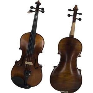violino professionale Alle Massief Houten Patroonviool 4/4, 1/2, 3/4, 1/4, 1/8 (Color : 4/4)