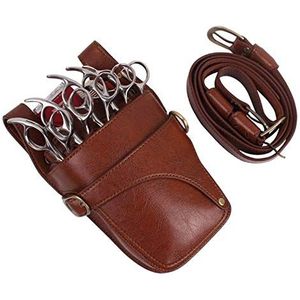 Kapper Kappers PU Lederen Schaar Kapsalon for(Brown)