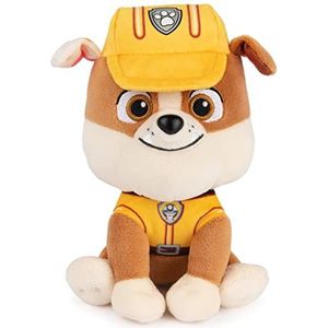 GUND Official PAW Patrol Rubble in Signature Construction Uniform Plush Toy, Stuffed Animal for Ages 1 and Up, 6"" (Styles May Vary)