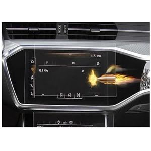Beeldschermbeschermfolie Voor Voor A6 Voor A7 2018 2019 2020 Voor A8 Auto GPS Navigatie Touchscreen Gehard Film Beschermende Sticker Anti-Kras Controle Navigatie Beschermfolie(Up screen)