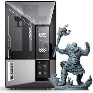 ELEGOO Mars 5 Ultra 9K Resin 3D-Printer, 150 mm/h Hoge Snelheidsprinten, Slimme Automatische Nivellering, Intelligente Detectie, Wifi-Overdracht, Afdrukformaat van 153,36 x 77,76 x 165 mm³