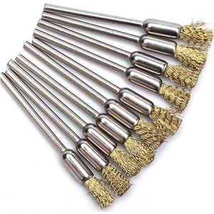 Nagel Boren Set voor Manicure, Diamant elektrische nagelboortjes for manicure en pedicure, 10 stuks, veelkleurig(T26-58)