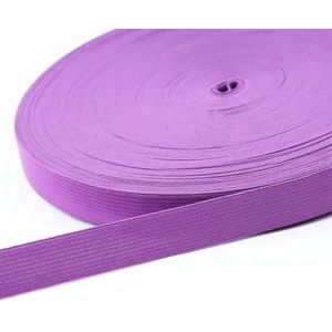 Gekleurde elastische banden 20 mm platte naai-elastiek voor ondergoed broek beha rubberen kleding decoratieve zachte tailleband elastisch-paars rood-20mm 1yard