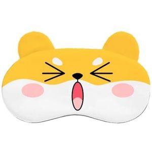 Cmis Kbei 1Pc Katoen Cartoon Gezicht Slaap Oogmasker Leuke Grappige Oogbedekking Slaapmasker Reizen Rest Oogband Kids Oogschaduw Patch Blinddoek (21)