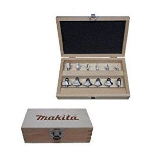 MAKITA D-57065 houtfrees op schacht, 6 mm, 12 stuks