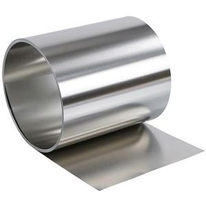 1 meter 304 roestvrijstalen foliestrip, dunne plaat van staalfolie op rol, for thuis en in de tuin, metalen, folieplaten, accessoires(Thickness 0.3mm,Width 100mm)