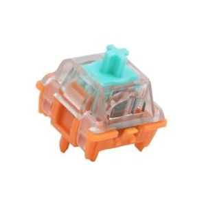 FANNIXI Magnetische FOX Schakelaar Hall Sensor SMD RGB Lineaire DIY Toetsenbord Gratis Instelling Pre Reizen (70 stks-oranje)