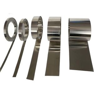 RVS folie rol, 1 meter hoge elasticiteit, dikke 0,15 mm dunne plaatbreedte 4,1/10/15/20/25/30/40/50(0.15mmx20mm 1M)