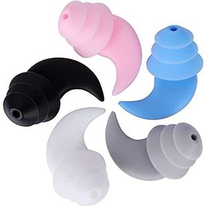 Oordopjes om te slapen, herbruikbare ruisonderdrukkende oordopjes om te slapen, oordopjes om te slapen, siliconen oordopjes Herbruikbare slaapgeluidsonderdrukking Oordop bescherming tegen water (kleur