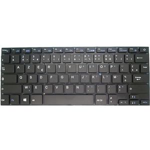 Laptoptoetsenbord voor Thomson NEO14A NEO14A-4SL64 NEO14A-4WH64 NEO14A-4SL-O NEO14A-2WH32MSL Zwart zonder frame Frankrijk FR(NEO14A-4SL-O)