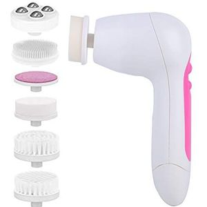 Gezichtsreinigingsborstel, gezichtsreinigingsinstrument, roze multifunctionele elektrische handige meisjes voor poriehuidvrouw