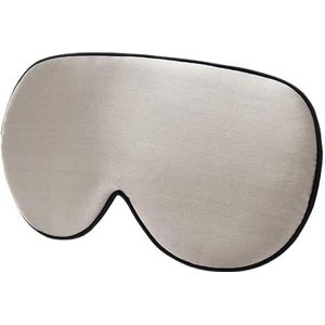 3 stuks moerbeizijde slaapmasker zachte en comfortabele ooglapjes blinddoek gladde oogschaduw cover patch voor slaap (grijs)