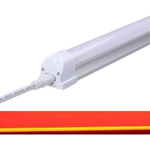 TL LED Buis Rood - 9 Watt - 60 cm - Met Armatuur