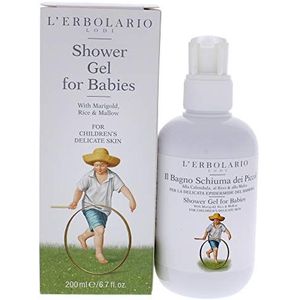 LErbolario Shower Gel for Babies for Kids 6.7 oz Shower Gel
