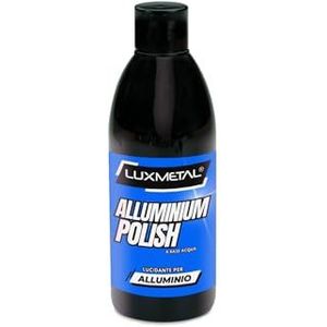 Lux Metal Aluminium polish voor aluminium, 250 g, polijstpasta voor het polijsten van oppervlakken van aluminium, elimineert krassen op auto, motorfiets, boot, velgen fiets (250 g)