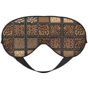 Wild Zoo Slaap Eye Mas Bijgewerkt Ontwerp Licht Blokkerende Night Eye Blinder Mannen Vrouwen Shift Werk Reizen