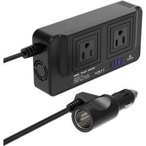 200W Auto-omvormer DC 12V naar AC Auto-omvormer for het opladen van elektronische apparaten