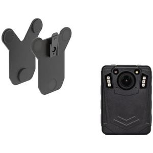 Lichaamscamera, 64GB Body Camera S204 Nachtzicht 1296P 2K HD Politie Bodycam Loop Record 11 Uur Batterij Wetshandhavingsfunctionaris(CAMERA and MAG MOUNT)
