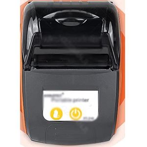 WMMNHY Mini Thermal Printer Mini Mini Proteerbare printerontvangst gratis app op telefoonprinter(Orange)