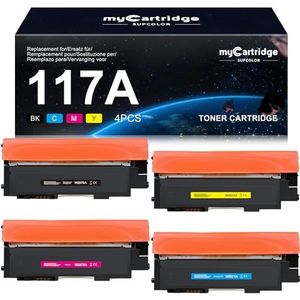 myCartridge SUPCOLOR Compatibel met HP 117A toner voor HP Color Laser MFP 179fwg 178nwg 179fnw