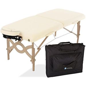 EARTHLITE Draagbare massagetafelpakket AVALON - Reiki eindplaat, premium flexsteun gezichtshouder en strata-kussen, draagtas (76 x 185 cm)