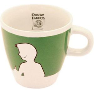 Douwe Egberts Design People, Koffiemok, Theekop, Porselein, Groen, 260 ml