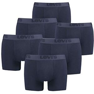 Levis boxershorts voor heren, premium boxershorts, onderbroek, ondergoed, verpakking van 6 stuks, Donkerblauw, XL