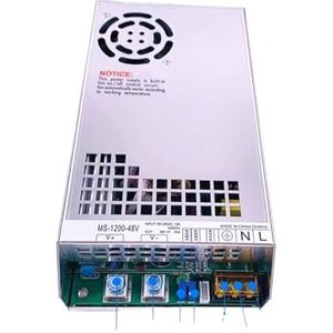 1200W schakelende voeding ingang 110/220vac naar DC 12V 24V 36V 48V 80V 110V 220V uitgangsspanning en stroom verstelbare PSU(110V,24V 50A)