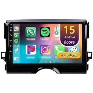Android 15 Radio,voor Toyota Reiz Mark-x 2010-2017, 9 Inch Touchscreen Autoradio Met Wireless CarPlay Android Auto Bluetooth WIFI GPS-navigatie Swc(A 4core (2G+32G))