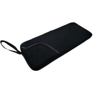KOSTOO Neopreen Carry Case Sleeve Bag met Rits voor MX Keys Advanced/Craft Verlichte Draadloze Toetsenbord, Zwart, Modern design