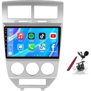 Android 14 Autoradio Stereo voor D-odge Caliber (2007-2010) 9 ""Touchscreen Multimedia Player met Draadloze Carplay GPS Navigatie FM RDS Bluetooth 5G-WiFi SWC DSP,M600s