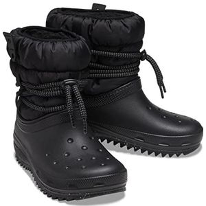 Crocs Dames Classic Neo Puff Luxe Boot W, Zwart, 39/40 EU