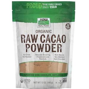 Now Organic Raw Cacao Powder 12 oz