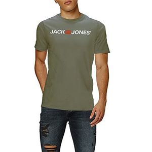 Jack & Jones T-shirt voor heren, groen (dusty olive), M