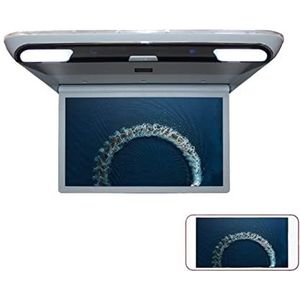 Draagbare dvd-speler voor videospelers op hoofdsteunen in auto's Auto Monitor 19 Inch Lcd-scherm 1080P Auto Video Spelers Auto Plafond TV Dak Mount Display HDMI FM speaker Link met HD-roterend scherm