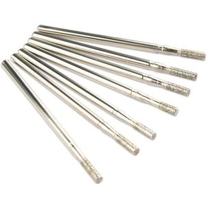 Een spijkerboor Set van 7 diamant nagelboortjes in multicolor(Orange)