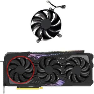 CF-129420S DC12V 0.5AMP 4-pins RTX4090 grafische kaartventilator voor INNO3D voor GEFORCE RTX 4090 iCHILL X3-ventilator(A-Fan)