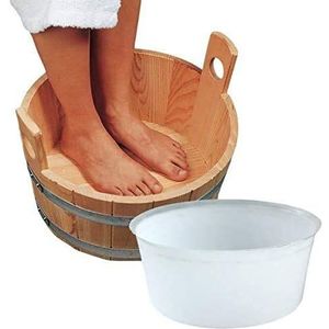 Voetbadkuip lariks 16 l incl. kunststof inzetstuk