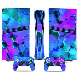 Voor PS5 PRO Skin Digital Edition Console En Controller Vinyl Cover Skins Wraps Krasbestendig, Compatibel Met Voor PS5 Digital Edition Pro 72063 Geen Schuimvorming Bubbelvrij