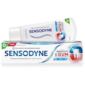Sensodyne Sensitivity & Gum Fluoride Tandpasta, 75 ml