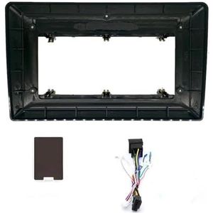 Voor Fiat 500L 2011-2017 9"" 10"" Radio Fascia Paneel Frame Video Paneel Speler Audio Frame Dashboard Montage Kabelboom Interieuraccessoires(Frame Cable Set 9IN)