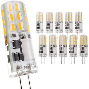 G4 - LED Lampen - Warm Wit - 12V - 10 Stuks - 1W vervanging voor 10W Halogeenlamp