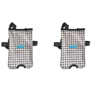 2 Set van Katheter Bag Urine Drainage Katheter Bag Cover Urine Bag Plaid