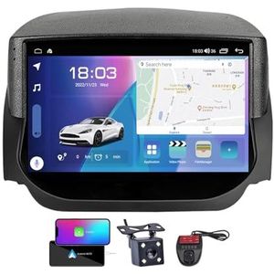 9 Inch Touchscreen Dubbel DIN Autoradio Compatibel met Ford EcoSport 2014-2018 met Carplay/Android Auto FM RDS DAB+ Autoradio WiFi 4G Draadloze Carplay Android Auto BT 5.0 DSP(NF-7)