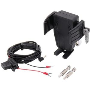 Telefoon Mount Draadloos Snel Opladen Motorfiets Gps Telefoon Houder Navigatie Beugel Voor Gold Wing Gl 1800 F6B GL1800 Dct 2018 2019 2020 2021 GPS Navigatiehouder(StyleA)