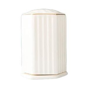 keramische tandenstokers, Ceramic , Fruit Pick Bucket, Dental Floss Cotton Swab Storage Box, Home Restaurant Table Decoration(White)