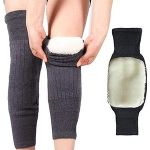 CSSHNL Knie Warmer voor Mannen Vrouwen 1 Paar Winter Kniebeschermers Warm Mannen Vrouwen Dubbele Dikke Wol Bescherming Knie Plus Fluwelen Wind En Koud Beschermende Warm Dikker Thermische Kniebrace,