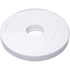 GUGULUZA 50 meter polyester uitbenen voor naaien trouwjurk korset verpleging cap maken 6/8/12/15 mm (wit - 12 mm)